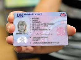 UK driver's license/ UK driver's licence